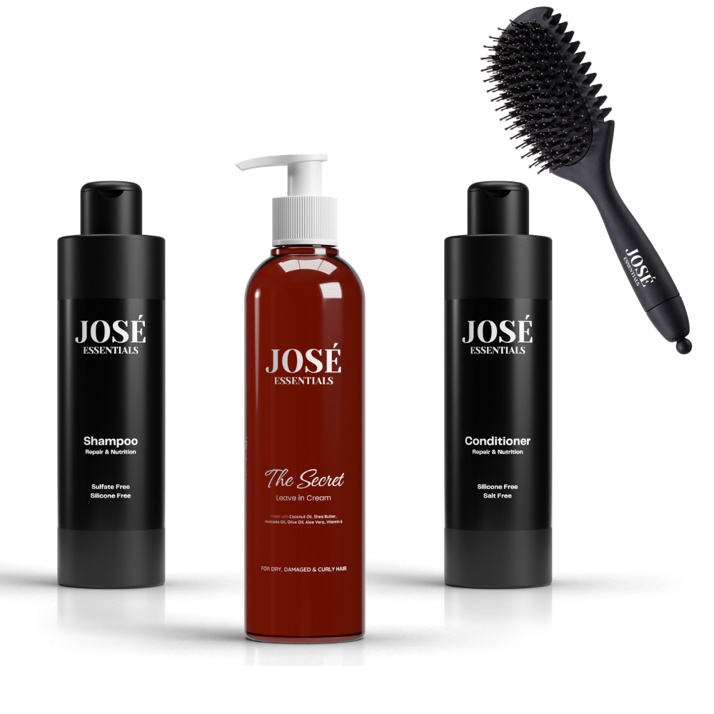 Curly Hair Bundle + Brush