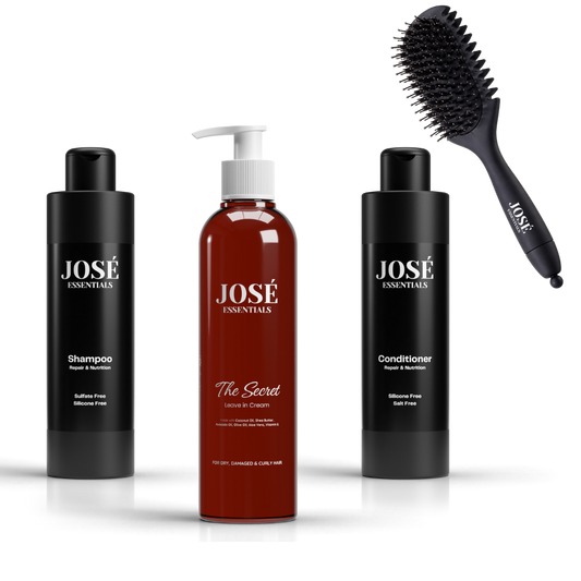 Curly Hair Bundle + Brush