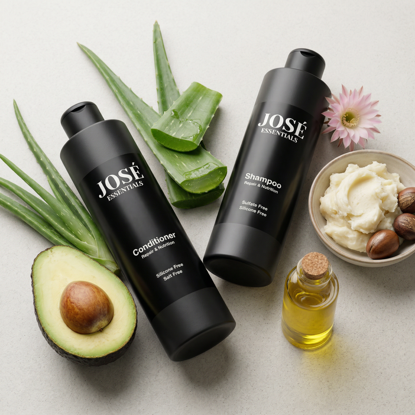 Curly Hair Bundle + Brush